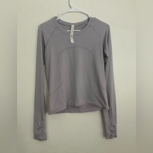 Lululemon Swiftly Tech Long-Sleeve Shirt 2.0 *Race Length Lavender Dew